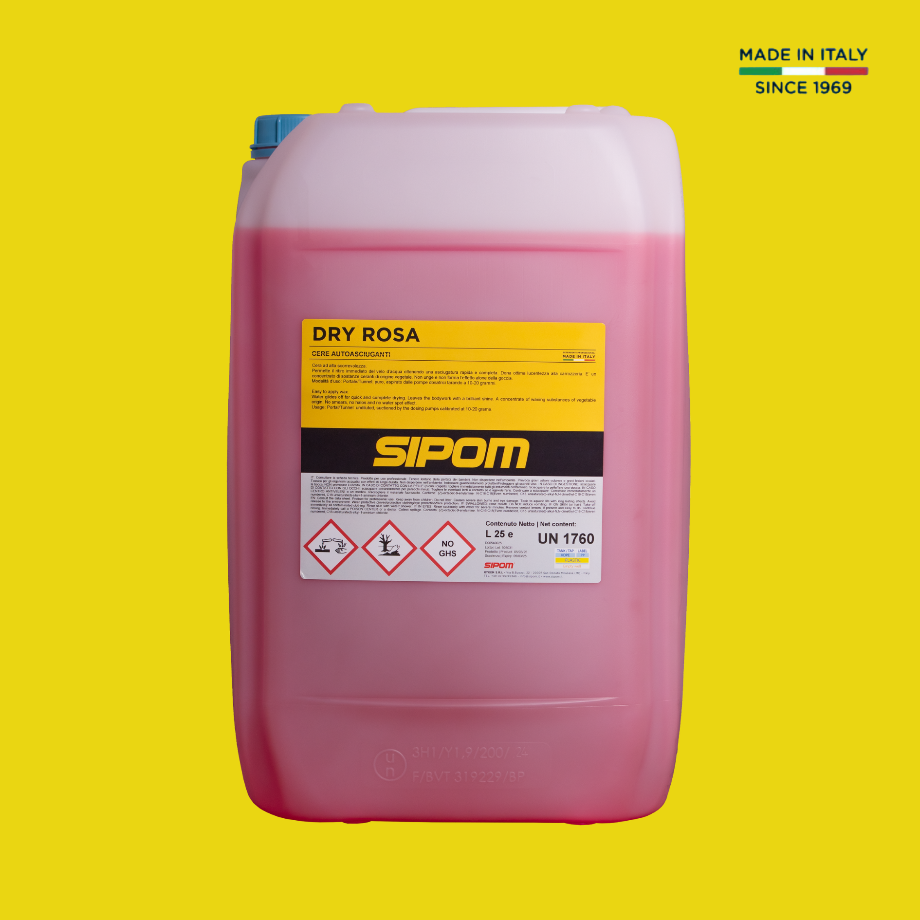 Dry Rosa - Cera ayuda al secado con brillo