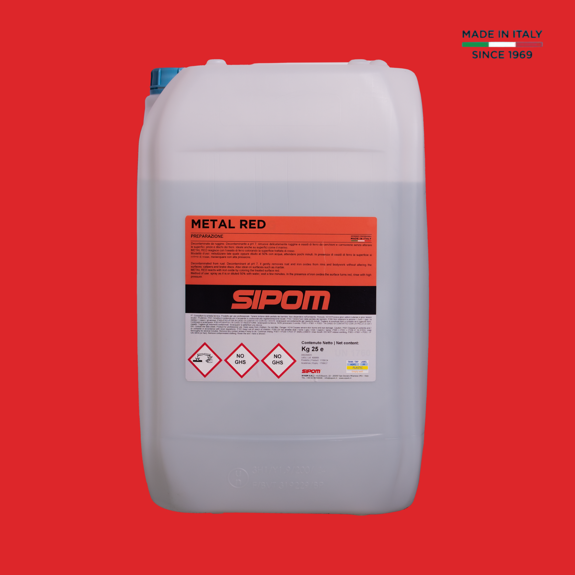 Metal Red - Descontaminante férrico